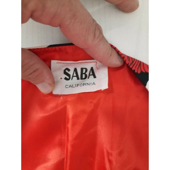 VTG 70s Saba California Flower Floral Mod Vest M - Picture 10 of 17